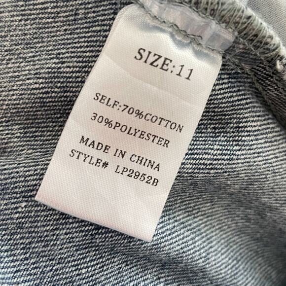 Fashion Nova High Waist Paperbag Jeans Sz 11 - Picture 6 of 7